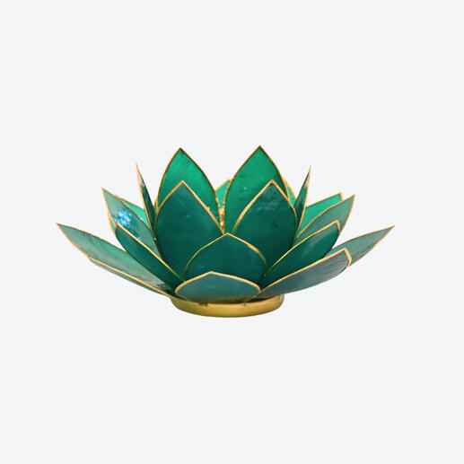 Capiz candle holder lotus design 3x6 inches – handcrafted Filipino home décor made from natural capiz shells.