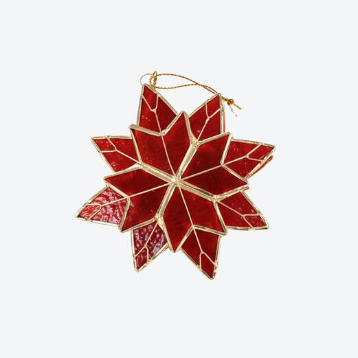 Capiz Snowflakes 4.5"