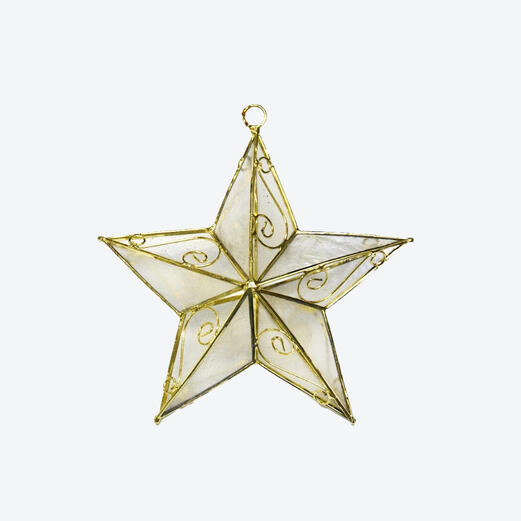 Capiz 3D Star with Scroll 3.5" - ₱325.00